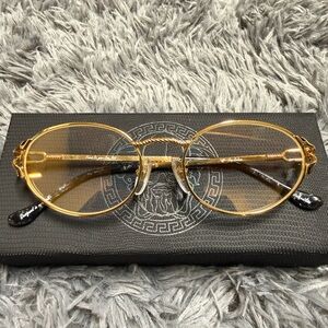 New Vintage Frames Pac Deluxe Limited Edition 18KT Gold Eyeglasses Unisex